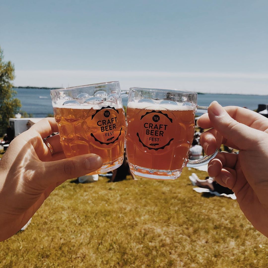 YGK Craft Beer Fest Mugs Cheering