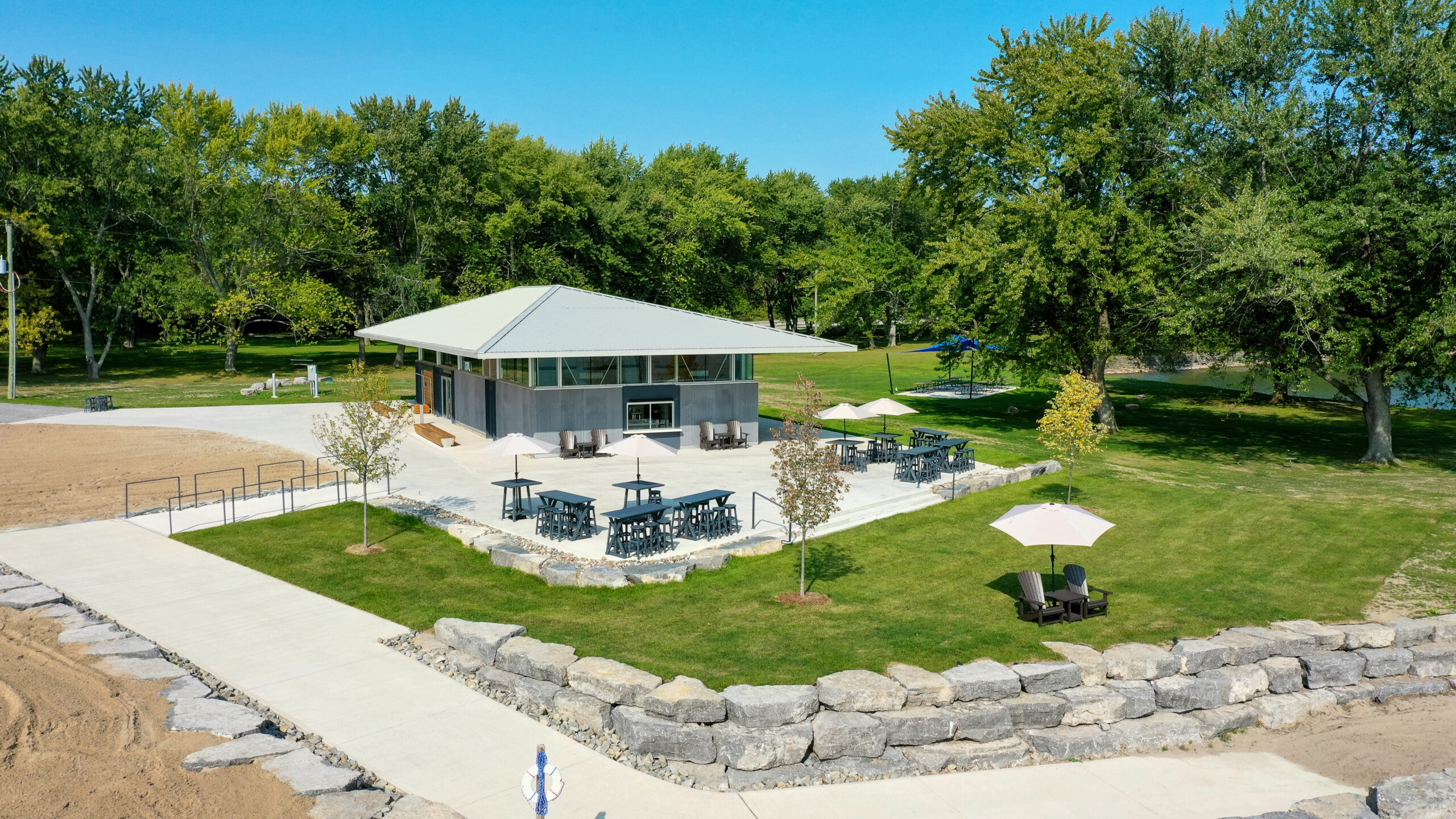 Brown's Bay beach and picnic area.
