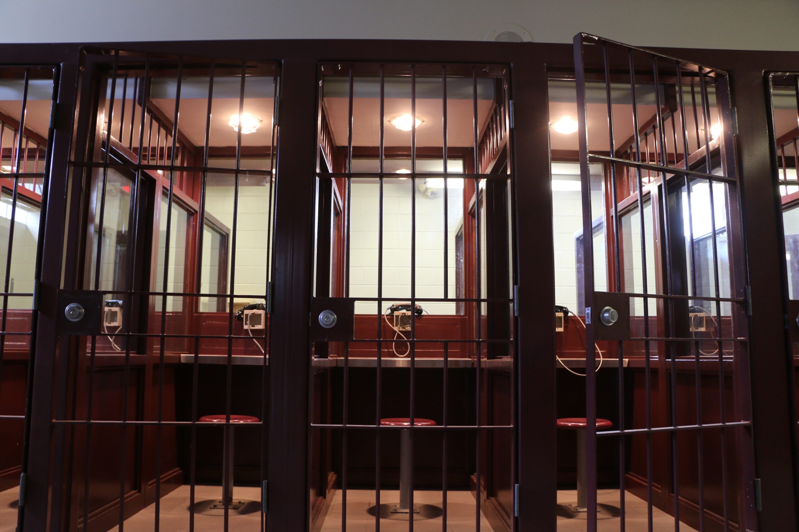 Prison cells in Kingston Penitentiary.