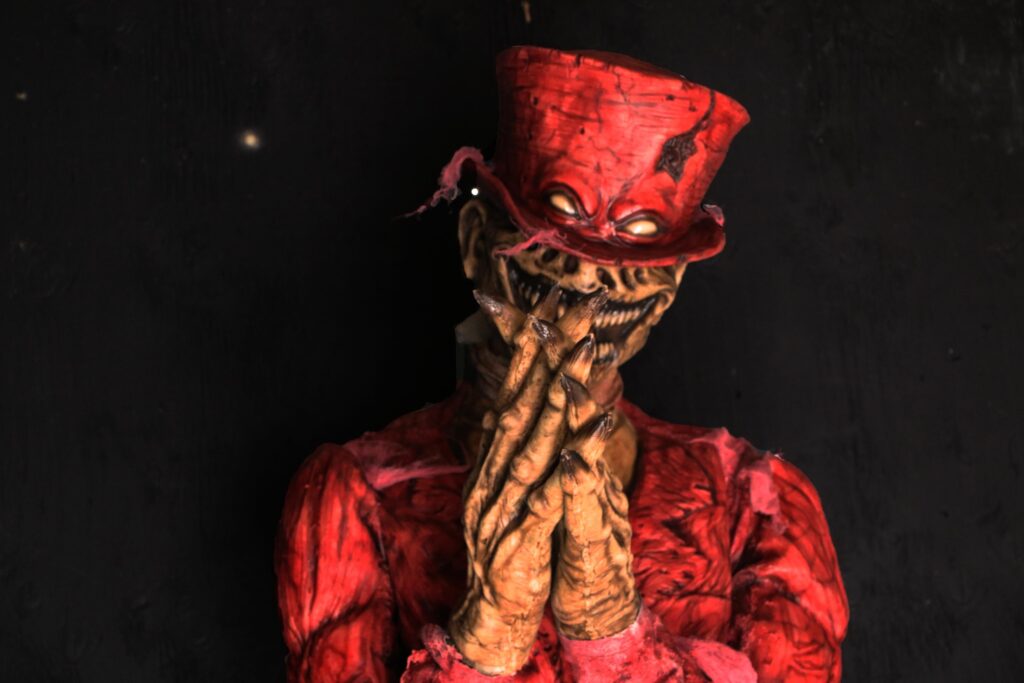 Halloween figure at Fort Fright attraction.